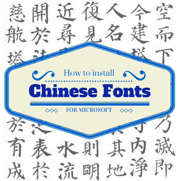 free chinese fonts for mac